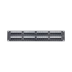 LinkQnet 2U 48-PORT CAT6 Utp Patch Panel - No Cable Management NET-P-PATCH6-48-LQ