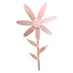 Refurbished Wooden Planter Daisy Round Leaves 123CM
