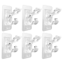 Curtain Rod Holders Curtain Hooks Self Adhesive Brackets No Drill Needed