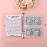 Savings Challenge Binder Money Saving Binder Wallet Savings Challenges Book With Flap Snap
