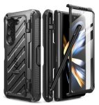 Samsung Galaxy Z Fold 5 Full Body Rugged Protective Case With S Pen Slot Black