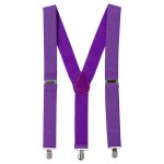 Purple Adult Suspenders