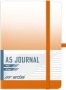 Sds 1520 A5 Gradient Journal - Ruled   192 Page    Orange