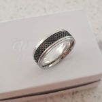 C536-C37730 - Men's Stainless Steel Ring Sizes 11-14 - Size 14
