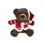 Bear With Xmas Hat And Red Sweater