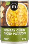 M Bombay Curry Diced Potatoes Vegetables