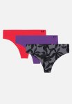Under Armour Ua Pure Stretch No Show 3 Pack Nov Thong - Black lavish
