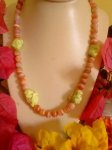 Carnelian & Green Magnesite Necklace