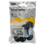 Italfeltri Teflifit Glides With Nails 30MM Black