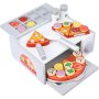 Pizza Counter Play Set Pizza Oven Toy Pretend Play Food Set For Kids Gift