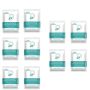 10 Packs Of Disposable Sealed Toilet Covers - Double-layer Printing