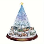 5PCS Crystal Christmas Tree Window Clings - Festive Party & Room Decor Accessories