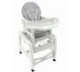 Multifunction Baby Feeding Chair Rocker Chair Grey