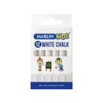 White Chalk Marlin Kids 12 Pack - Factory Plaza