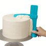 Adjustable Cake Decorating Scraper & Smoother Set - Easy-to-use Durable Kitchen Baking Tools For Professional Cake Designs