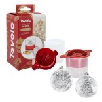 Tovolo Silicone Ice Moulds Festive Snowflake & Xmas Tree