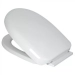 Toilet Seat White Pvc D flap Kuta