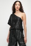 Superbalist Asymmetrical Sequins Tunic - Black