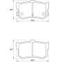 Kbc Brake Pads Front For Hyundai Sonata - Spares Direct