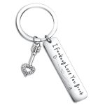 Zoonai Best Friend Keychain For Women Girls I Fucking Love You Bitch Keychains For Birthday Christmas Gift B