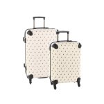 POLO Double Pack 2 Piece Large Luggage Set Beige