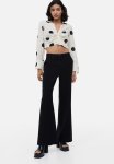 Flared Trousers - Black