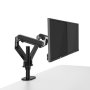 Metal Aluminum 360 Dual Lcd Monitor Clamp Desk