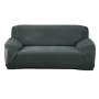 Liviza Universal Flexible Full Stretch Sofa & Couch Cover 145-185CM - Black - Grey