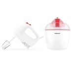 Mellerware Pack 2 Piece Hand Mixer + Ice Cream Maker "summer Pack