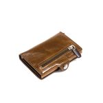 Pu Leather Aluminium Anti-theft Rfid Credit Card Holder Case-black
