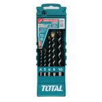Total Tools 5PCS Masonry Drill Bits 2 Sets