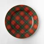 - Red Tartan Dinner Plate