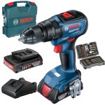 Bosch Gsb 18V-50 + 43 Pcs Ac Set + Carrying Case Impact Drill - 0615990M8K