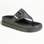 Thong Fashion Sandal - Black Mono - 8