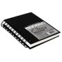 Dr. Ebony A5 Hardback Spiral Sketchbook - Portrait 160GSM 50 Sheets