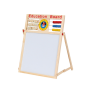 Kids Educational Blackboard And Magnetic Whiteboard - F47
