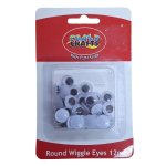Oval Wiggle Eyes 12MM 35 Piece