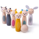Bigjigs Fsc Wooden Woodland Animal Skittles