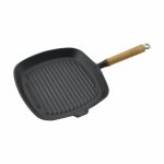 Totai Chargriller 250 Cast Iron Pan Wooden Handle