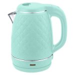 Goldair 1.5L Leather Look Kettle - GDSK-1800B - Black