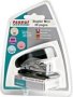 Parrot Plastic MINI Stapler + Staples 1000X26/6 Black