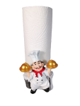 Chef With Paper Towel Holder With 2 X Kloshes 16X11X13CM