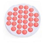 4AKID Plastic Large Round Fidget Popper - Orange