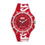 Diesel Framed Mens Red Nylon WATCH-DZ4621