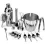 16 Piece Stainless Steel Cocktail Shaker Bar Set - 16BTTZ