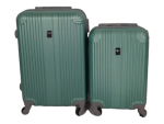 Smte -quad Wheel Quality Travel Ware 2 Piece Alin Green With Keychain