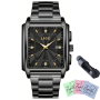 - Men Luxury Stainless Steel Analogue Quartz Sport Watch