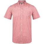 Mens Short Sleeve Edinburgh Shirt Red