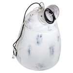 Ceiling Pendant Light With Chain White Iron 207CM