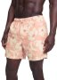 Lily Print Medium Length Swim Shorts